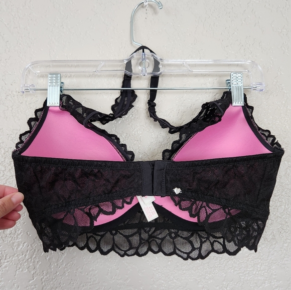 Victoria Secret PINK, Lace Halter Bra Size Medium - Picture 2 of 4